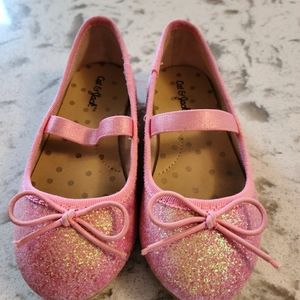 Toddler Girl's Pink Dress Shoes w/ Bows